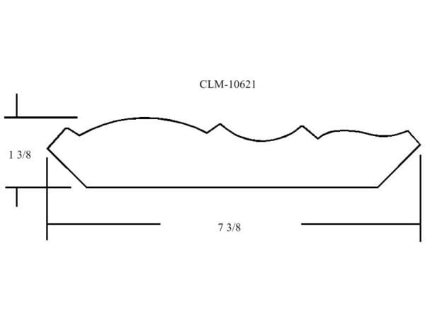 CLM-10621 roof profile diagram.