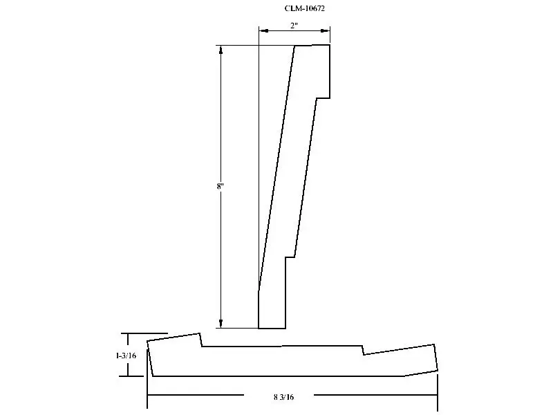 Diagram of a CML-10672 casing