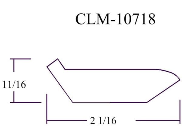 Line drawing of a shape, CLM-10718.