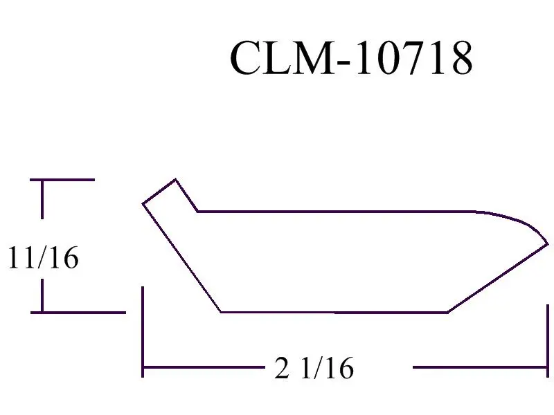 Line drawing of a shape, CLM-10718.