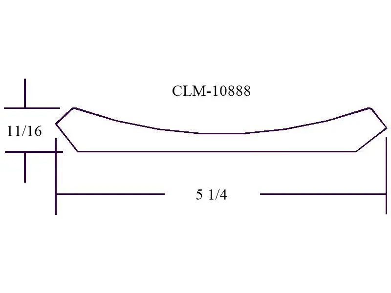 Diagram of CML-10888 with dimensions.