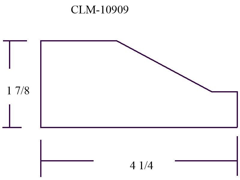 Diagram of a trapezoid with dimensions.