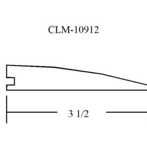 CLM-10912 molding profile diagram.