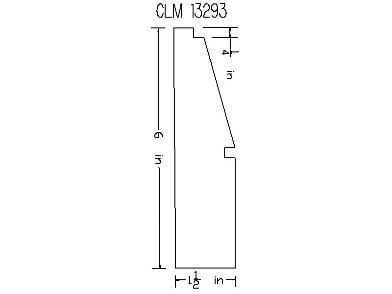 CLM 13293 casing design diagram.