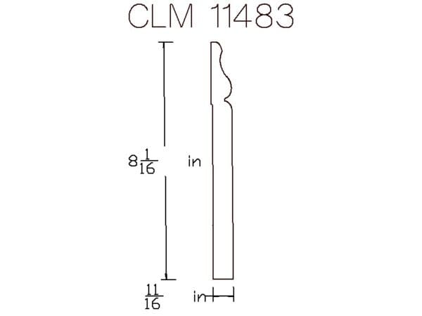 CLM 11483 baseboard diagram.