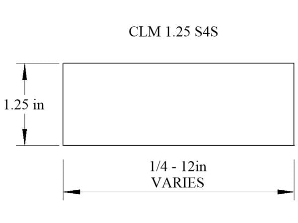 CLM 1.25 S4S