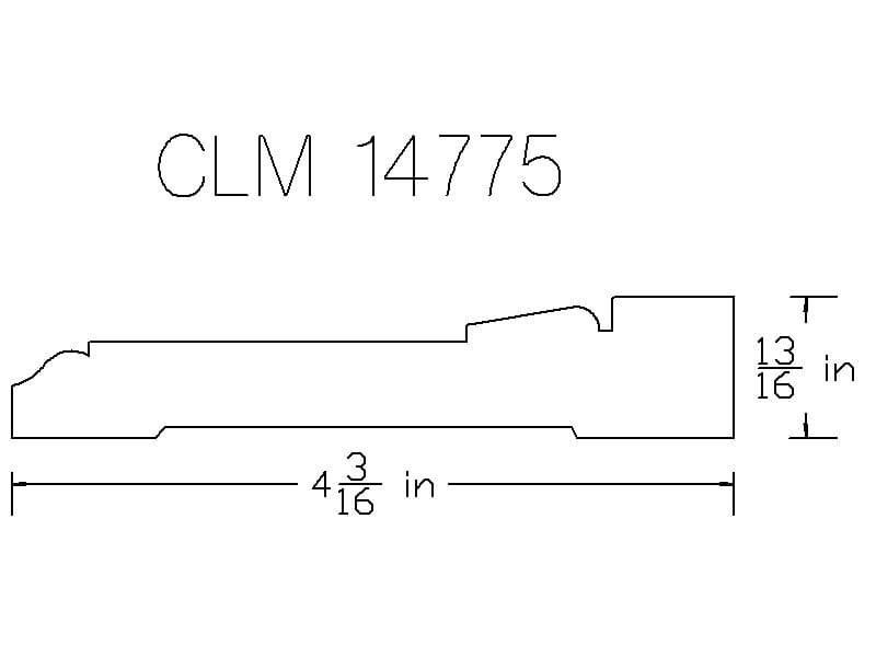 CLM 14775 - Classic Mouldings Inc