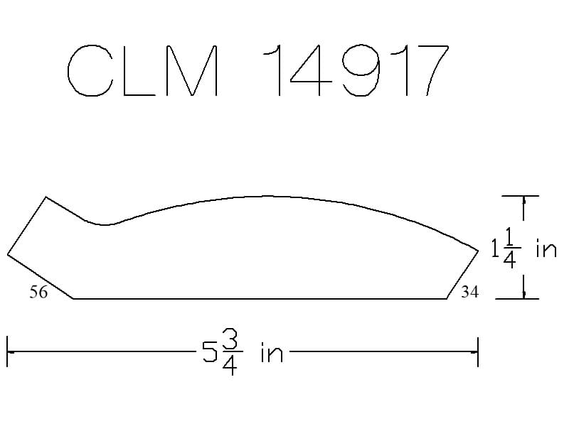 CLM 14917 - Classic Mouldings Inc