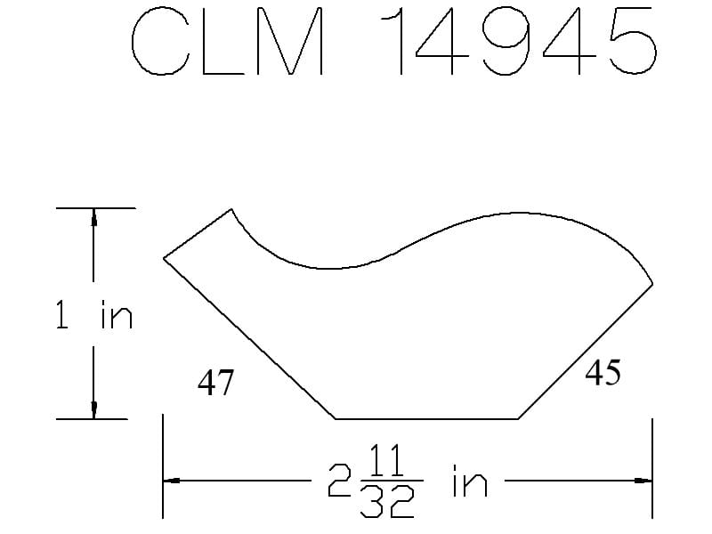 CLM 14945 - Classic Mouldings Inc