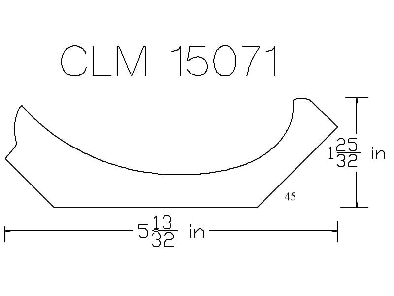 CLM 15071 - Classic Mouldings Inc