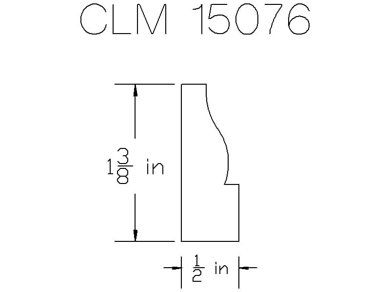 CLM 15076 - Classic Mouldings Inc