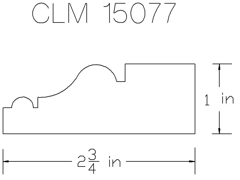 CLM 15077 - Classic Mouldings Inc