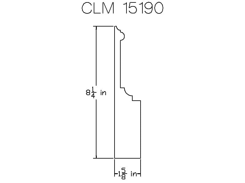 CLM 15190 - Classic Mouldings Inc