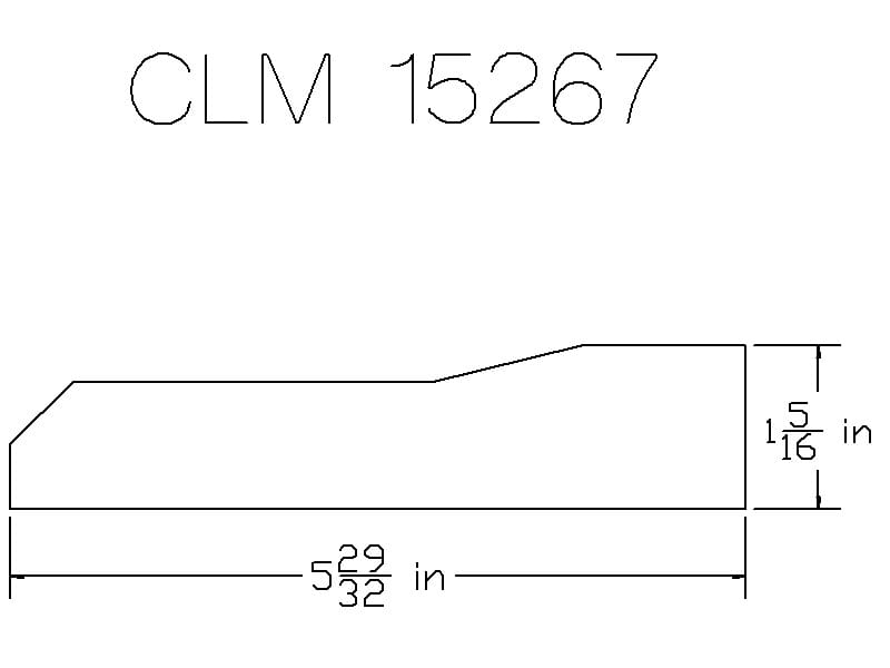 CLM 15267 - Classic Mouldings Inc